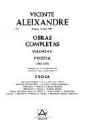 book cover of Obras completas by Vicente Aleixandre