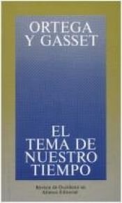 book cover of The Modern Theme. Tr. from the Spanish by James Cleugh. by José Ortega y Gasset