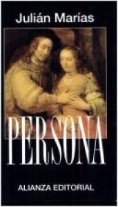 book cover of Persona by Julián Marías