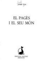 book cover of El pagès i el seu món by Josep Pla