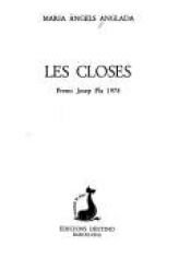 book cover of Les closes by Maria Àngels Anglada