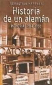 book cover of Historia de un alemán : memorias 1914-1933 by Sebastian Haffner