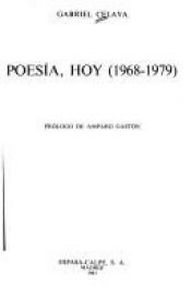 book cover of Poes�ia, hoy (1968-1979) by Gabriel Celaya