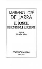 book cover of El Doncel de Don Enrique el Doliente by Mariano José de Larra