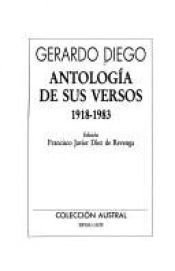 book cover of Antología de sus versos 1918-1983 by Gerardo Diego