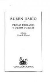 book cover of Prosas profanas by Ruben Dario