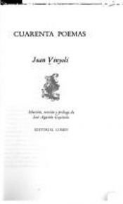 book cover of Cuarenta poemas by Joan Vinyoli