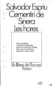 book cover of Cementiri de Sinera ; Les hores by Salvador Espriu