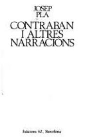 book cover of Contraban i altres narracions by Josep Pla