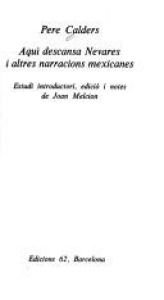 book cover of Aqudescansa Nevares y otros mexicanos by Pere Calders