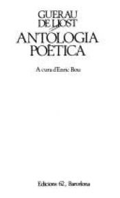 book cover of Antologia poetica (Les Millors obres de la literatura catalana) by Jaume Bofill i Mates