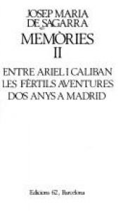 book cover of Memòries by Josep Maria de Sagarra