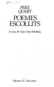 book cover of Poemes escollits by Joan Oliver