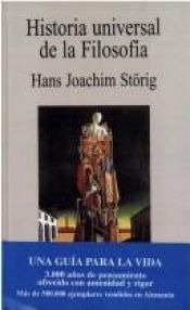 book cover of Historia universal de la filosofía by Hans Joachim Störig