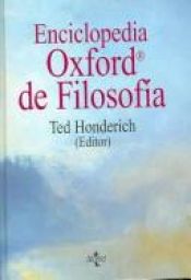 book cover of Enciclopedia Oxford De Filosofia by Ted Honderich