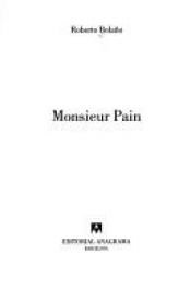 book cover of Monsieur Pain by Roberto Bolaño