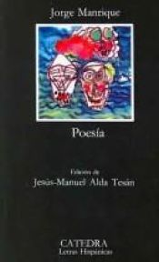 book cover of Poesía completa by Jorge Manrique