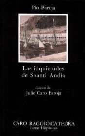 book cover of Las Inquietudes, De Shanti Andia, No. 206 by Pío Baroja