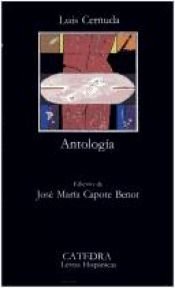 book cover of Antología by Luis Cernuda