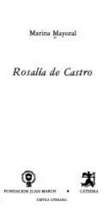 book cover of Rosalia de Castro (Critica literaria) by Marina Mayoral