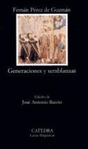 book cover of Generaciones y semblanzas by Fernán Pérez de Guzmán