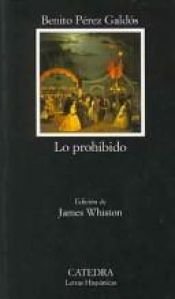 book cover of Lo Prohibido by Benito Pérez Galdós