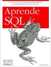 book cover of Aprende SQL by Alan Beaulieu