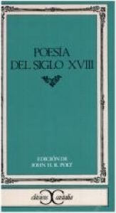 book cover of Poesía del siglo XVIII by AA.VV.