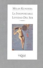 book cover of Tilværelsens uutholdelige letthet by Milan Kundera|Susanna Roth