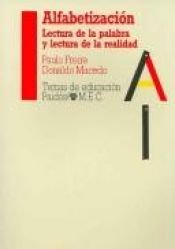 book cover of Alfabetización Lectura de la palabra y lectura de la realidad by Paulo Freire