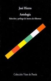 book cover of Antologia - Jose Hierro by Jaime Gil de Biedma