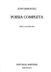 book cover of Poesia completa by Joan Maragall