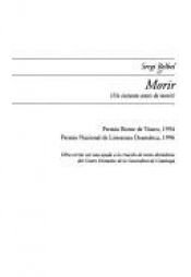 book cover of Morir by Sergi Belbel