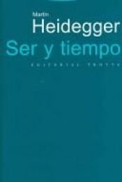 book cover of El ser y el tiempo by Martin Heidegger