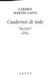 book cover of Cuadernos de todo by Carmen Gaite