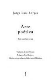 book cover of Ars poetica by Jorge Luis Borges