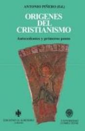 book cover of En Los Orígenes Del Cristianismo by Antonio Piñero