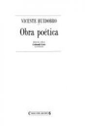 book cover of Obra poética by Vicente Huidobro