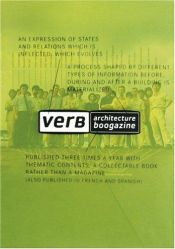 book cover of Verb: Architecture Boogazine by Manuel De Landa