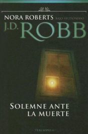 book cover of Solemne Ante La Muerte by Eleanor Marie Robertson