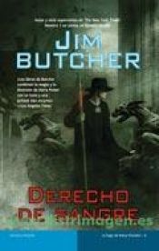 book cover of Derecho de sangre by Jim Butcher