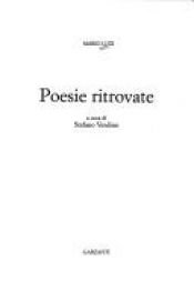 book cover of Poesie ritrovate by Mario Luzi