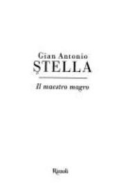book cover of Il maestro magro by Gian Antonio Stella