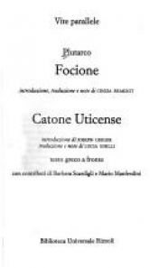 book cover of 8!: Focione: Catone Uticense by Plutarco