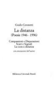 book cover of Distanza. Poesie 1946-1996 by Guido Ceronetti
