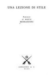book cover of Una lezione di stile by Marta Morazzoni