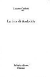 book cover of La lista di Andocide by Luciano Canfora