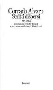 book cover of Scritti dispersi, 1921-1956 by Corrado Alvaro
