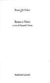 book cover of Rosso e nero by Renzo De Felice