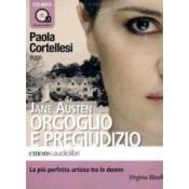 book cover of Orgoglio e pregiudizio letto da Paola Cortellesi. Audiolibro. CD Audio formato MP3 by Jane Austen